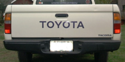 1997 toyota tailgate decal #4