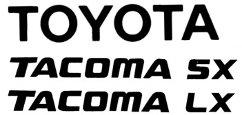 toyota tacoma logo vector #5