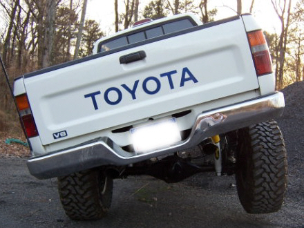 TOYOTA pick-up tailgate decal 1988-2005 RAISED LETTER version 